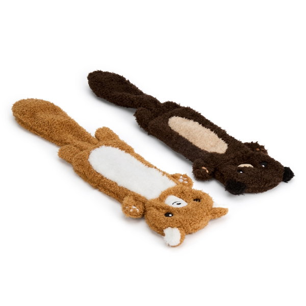 Pet Toy - Flat Squirrel & Otter